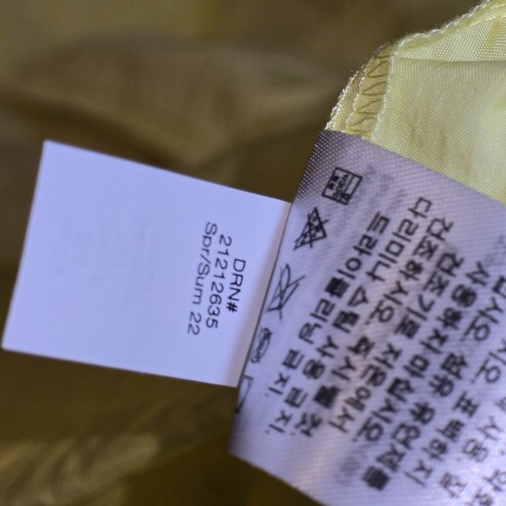 Eddie Bauer Women’s Small Yellow Nylon Half Zip Pullover Windbreaker Hood Jacket - Picture 11 of 12